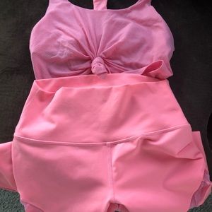 Alo top + leggings set